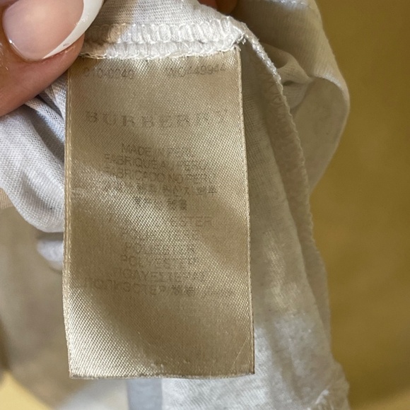 Burberry White Tank Top - Picture 9 of 9